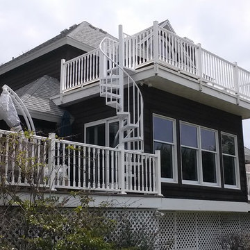 Spiral Stairs- Hamilton Residence-Casey Key -Florida