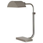 Robert Abbey - Robert Abbey S460 Koleman - One Light Table Lamp - Koleman One Light Table Lamp Polished Nickel  Metal Shade *UL Approved: YES *Energy Star Qualified: n/a  *ADA Certified: n/a  *Number of Lights: Lamp: 1-*Wattage:60w A19 Medium Base bulb(s) *Bulb Included:No *Bulb Type:A19 Medium Base *Finish Type:Polished Nickel