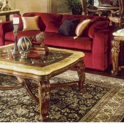 AICO Furniture - Tuscano Occasional Table Set in Biscotti - 34201/34202 - Fabric