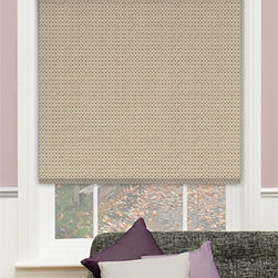 Blinds.com Premier Decorative Roller Shades in Verona Wheat - Roller Shades