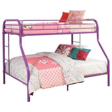 ACME Furniture Tritan Twin over Full Bunk Bed in Purple