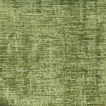 Saunders Modern Chenille Upholstery Fabric, Grass