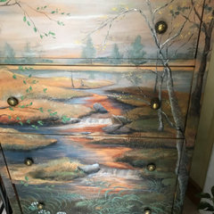 Pieces hand painted furniture