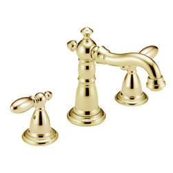 Delta Victorian&reg; Two Handle Widespread Lavatory Faucet - Bathroom Sink Faucets