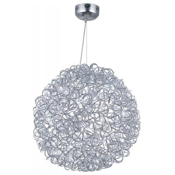 ET2 Dazed LED 12-Light Pendant, Polished Chrome