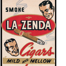 Smoke La Zenda Cigars Metal Sign | Tin Signs | RetroPlanet.com - Novelty Signs