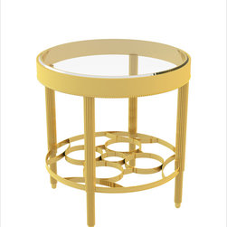 Brass SideTable Rendering - Side Tables And End Tables