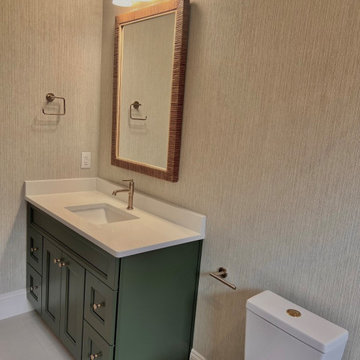 Tropical Mobility Friendly Guest Bathroom
