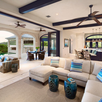 Bi-Folding Doors open