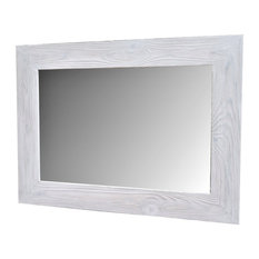 muller designs white vanity mirror handmade reclaimed wood bathroom mirrors - Rustic Bathroom Mirrors muller designs white vanity mirror handmade reclaimed wood bathroom mirrors - Rustic Bathroom Mirrors