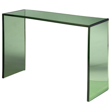 ColorBurst Acrylic Console Table, Green, 16"d X 54"l X 32"h