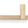 French Oak Unfinished Engineered Wood Floor, Square Edge, 10 1/4"x3/4", 1 Box