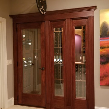 Under Stairs Wine Closet