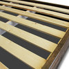Farm-Style Platform Bed Frame, Dark Walnut, King