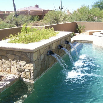 Water Features and Planters