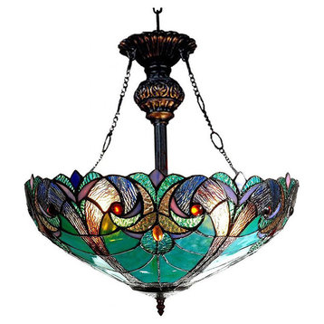 Liaison 2-Light Victorian Inverted Ceiling Pendant