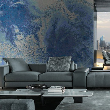 Drowned Deep Blue | Glass Mosaic | PIXL Mist Collection