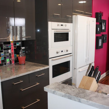 Ski backsplash for a creative kitchen redo