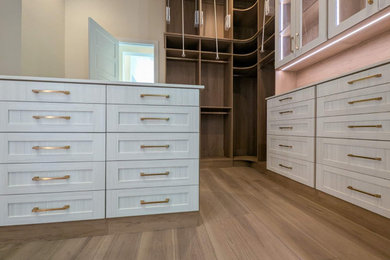 Inspiration for a modern closet remodel in Las Vegas