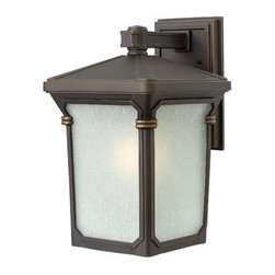 Hinkley - Stratford Oil Rubbed Bronze 16-Inch LED Tapered Square One-Light Outdoor Wall Li - Outdoor Wall Lights And Sconces