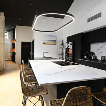 L’espace cuisine retravaillé