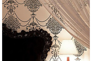 Eclectic bedroom photo in Dallas