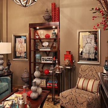 Haute House Ladies Lounge Vignette at Michigan Design Center