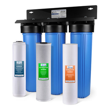 iSpring 3-Stage 20" Water Filtration System, Iron Lead Reducing