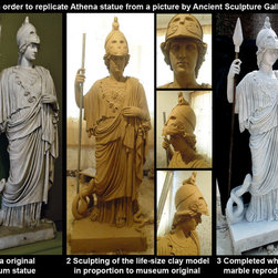 Athena Statue Custom Marble Sculptures Reproduction - Sculptures