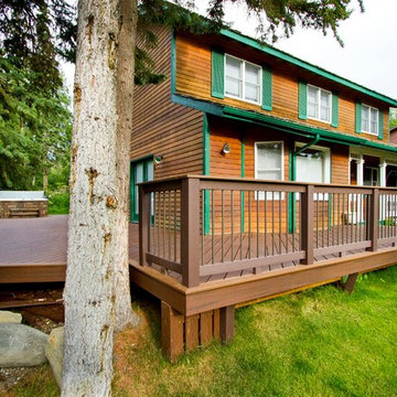 Wrap Around Diagonal Trex Deck