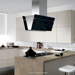 36&Prime; Gullwing Black Island Range Hood - Range Hoods And Vents