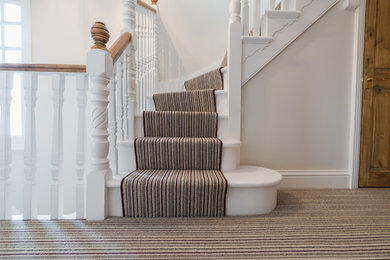 Design ideas for a classic staircase in Berkshire.