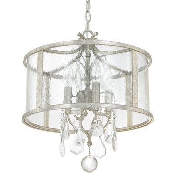 Blakely 4 Light Pendant in Antique Silver