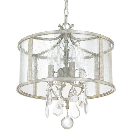 Capital Lighting Blakely 4-LT Pendant 9484AS-CR - Antique Silver