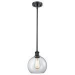Innovations Lighting - Athens 1-Light LED Pendant, Matte Black, Glass: Clear - A truly dynamic fixture, the Ballston fits seamlessly amidst most decor styles. Its sleek design and vast offering of finishes and shade options makes the Ballston an easy choice for all homes.