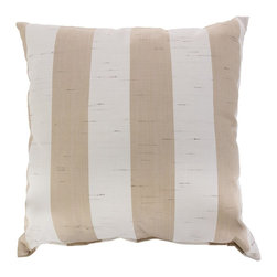 Pawleys Island Hammocks - Pawleys Island Decade Sand Decorative Sunbrella Hammock Pillow 18" Square - Outdoor Cushions And Pillows