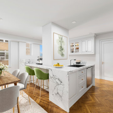 Virtual Staging Examples - Kitchen + Bathroom Renovations