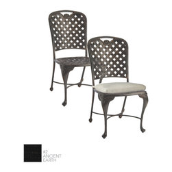 Provance Traditional Cast Aluminum Dining Side Chair by Summer Classics - Outdoor Dining Chairs