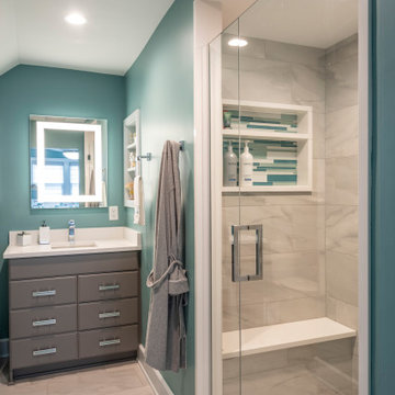 Small Dated Master Suite Gets Transformation