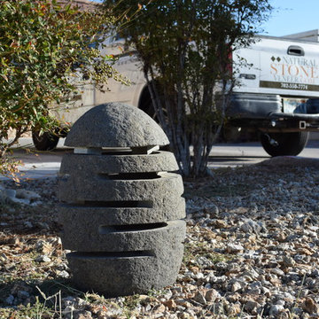 River Rock Light Fixture