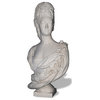 Marie Antoinette Bust Statue, Limestone