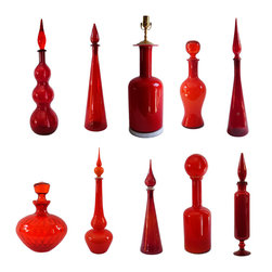 Mid Century Glass - Vases