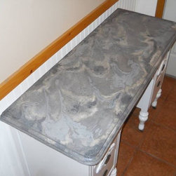 Concrete Countertop - Bedroom & Makeup Vanities