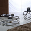 Modrest Tulare Contemporary Smoked Glass End Table