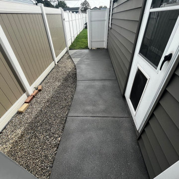 Decorative Concrete Overlay Driveway & Entryway