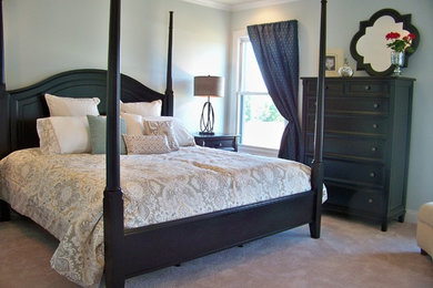 Inspiration for a transitional bedroom in Louisville.