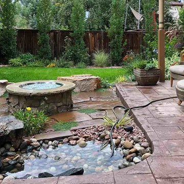 A Tired Landscape Gets Reinvigorated + Becomes A Relaxing Oasis: Now + Then