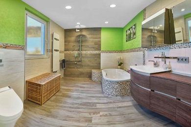 Modernes Badezimmer in Leipzig