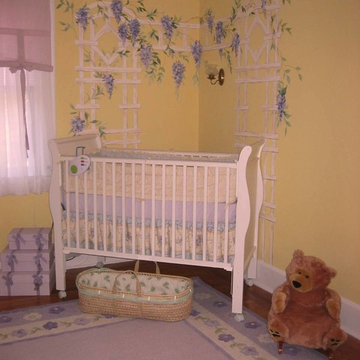 Wisteria Vine Baby Mural