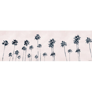 "Palm Tree Skyline" Painting Print on Wrapped Canvas, 60x20